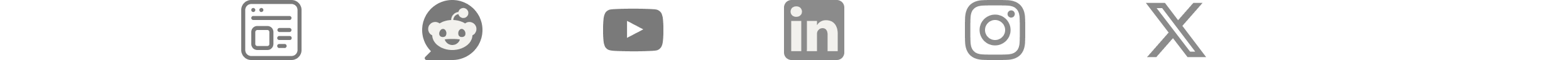 Social platform logos